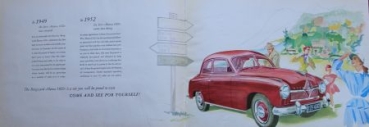 Borgward Hansa 1800 Modelprogram 1952 Carbrochure (7696)